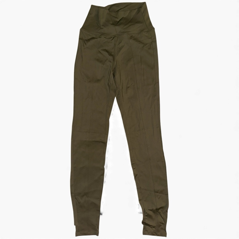 Halara high waisted front seam leggings with heel cutout xs
